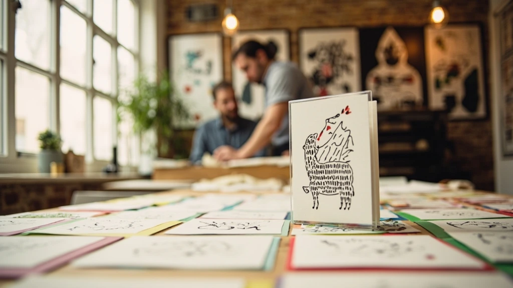 Inside the Really Fab Cards Hove studio, print room and design floor